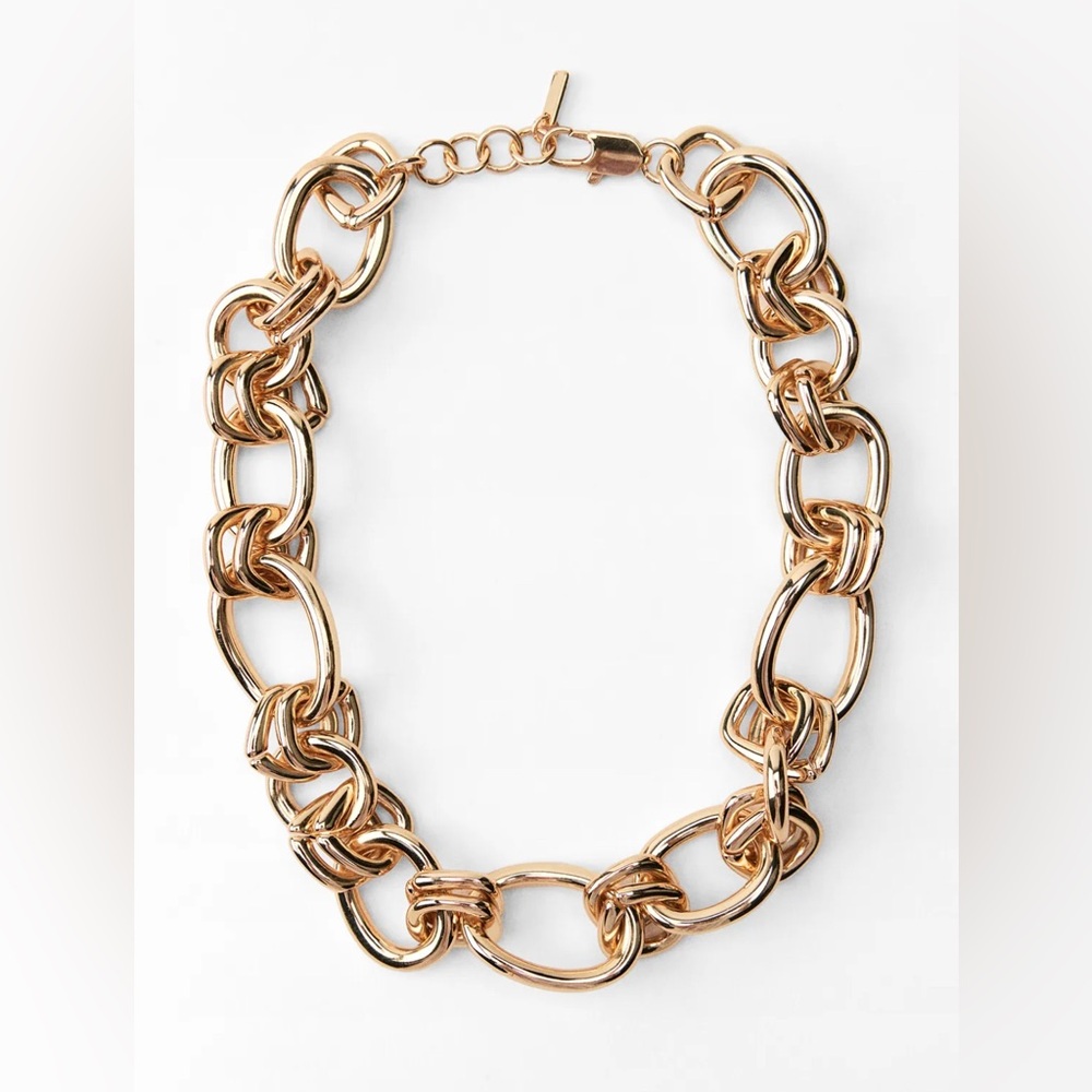 NWT- Zara- Metal Chain Necklace
